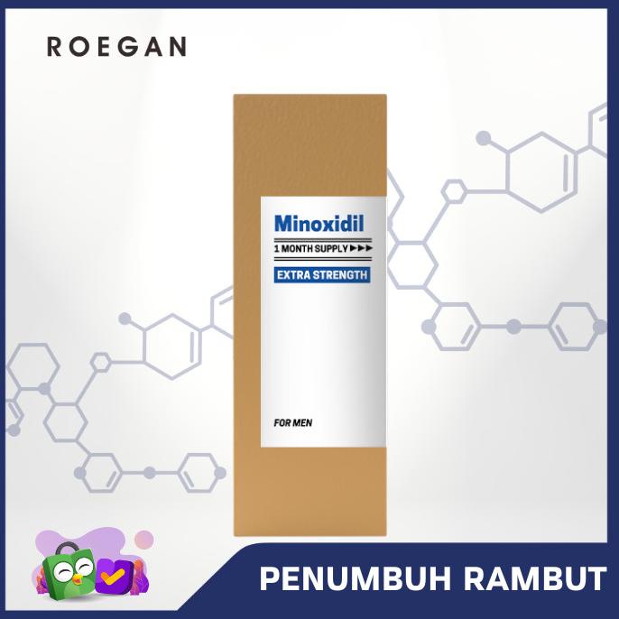 ROEGAN Minoxidil 5% - Penumbuh Rambut Brewok (untuk Botak & Rontok)