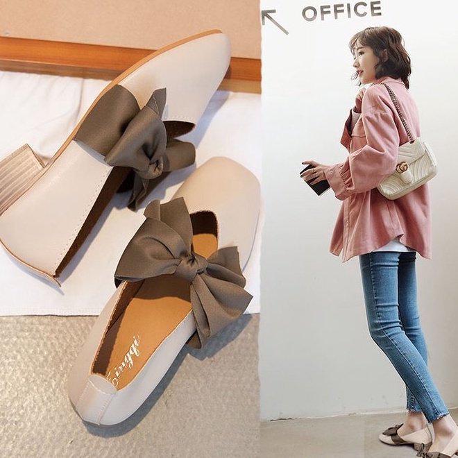 12.12 SALE FD Sandal Formal Wanita Kekinian Sepatu Hak Tinggi Cewek Korea Sendal Pansus Import Terba