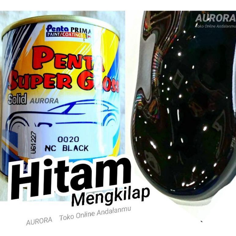 Sale Cat Hitam Penta Super Gloss Black Seperempat Kilo Cet Mobil Dan Motor Kualitas Terbaik Bisa Cod