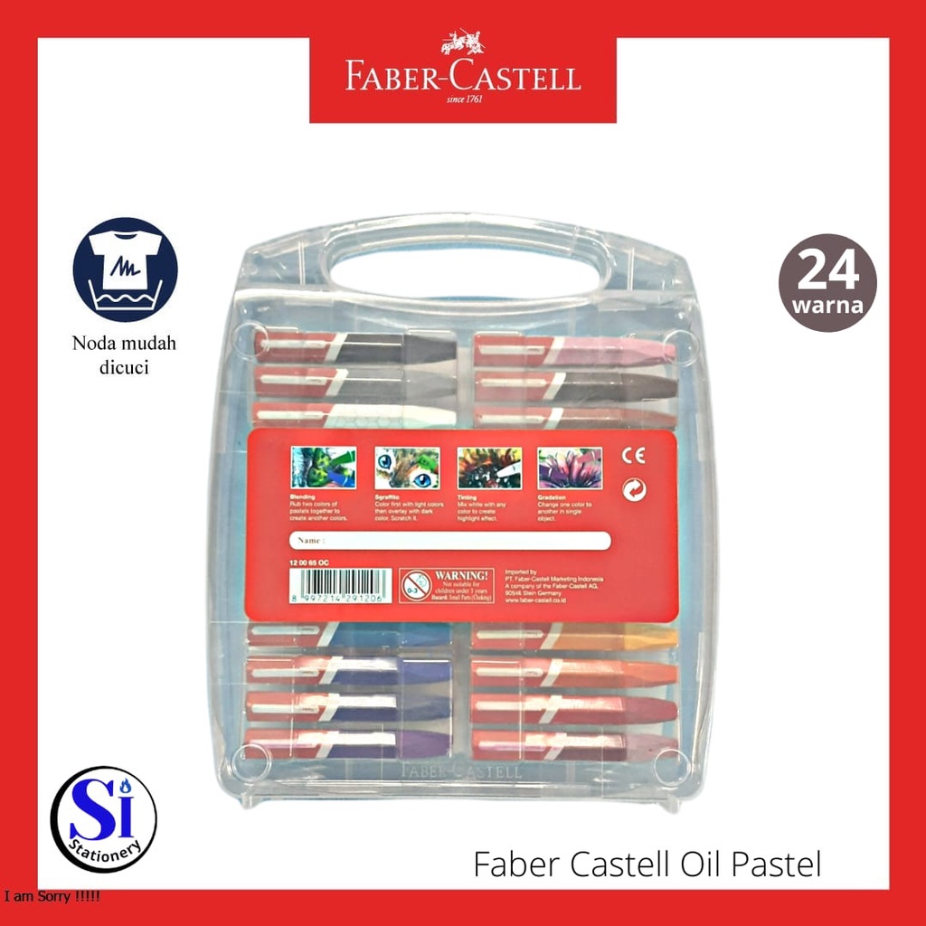 

Crayon Hexagonal Oil Pastel Faber Castel 24 Warna Eco 120065Oc