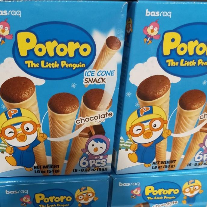 

~^~^~^] pororo ice cone snack chocolate 54gr coklat