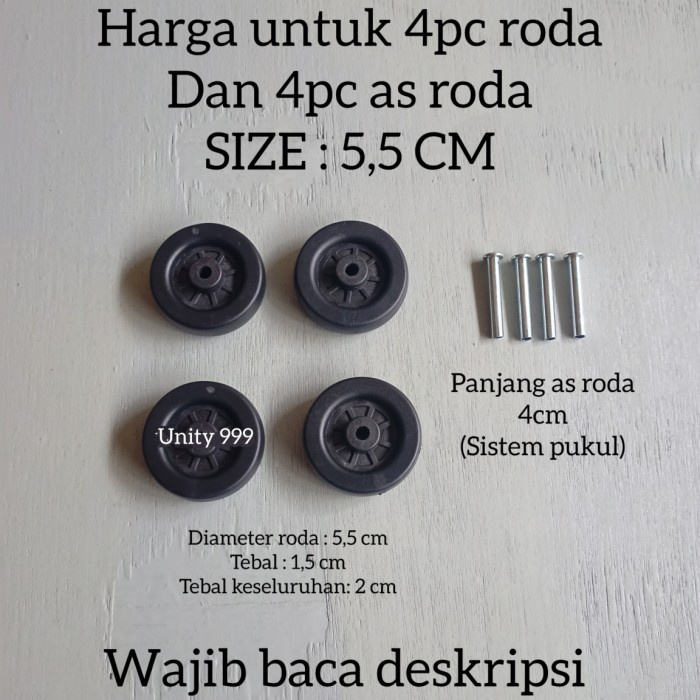 roda koper pengganti roda replacement roda koper 360