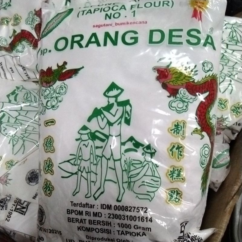 

Tepung Tapioka Orang Desa 1 Kg
