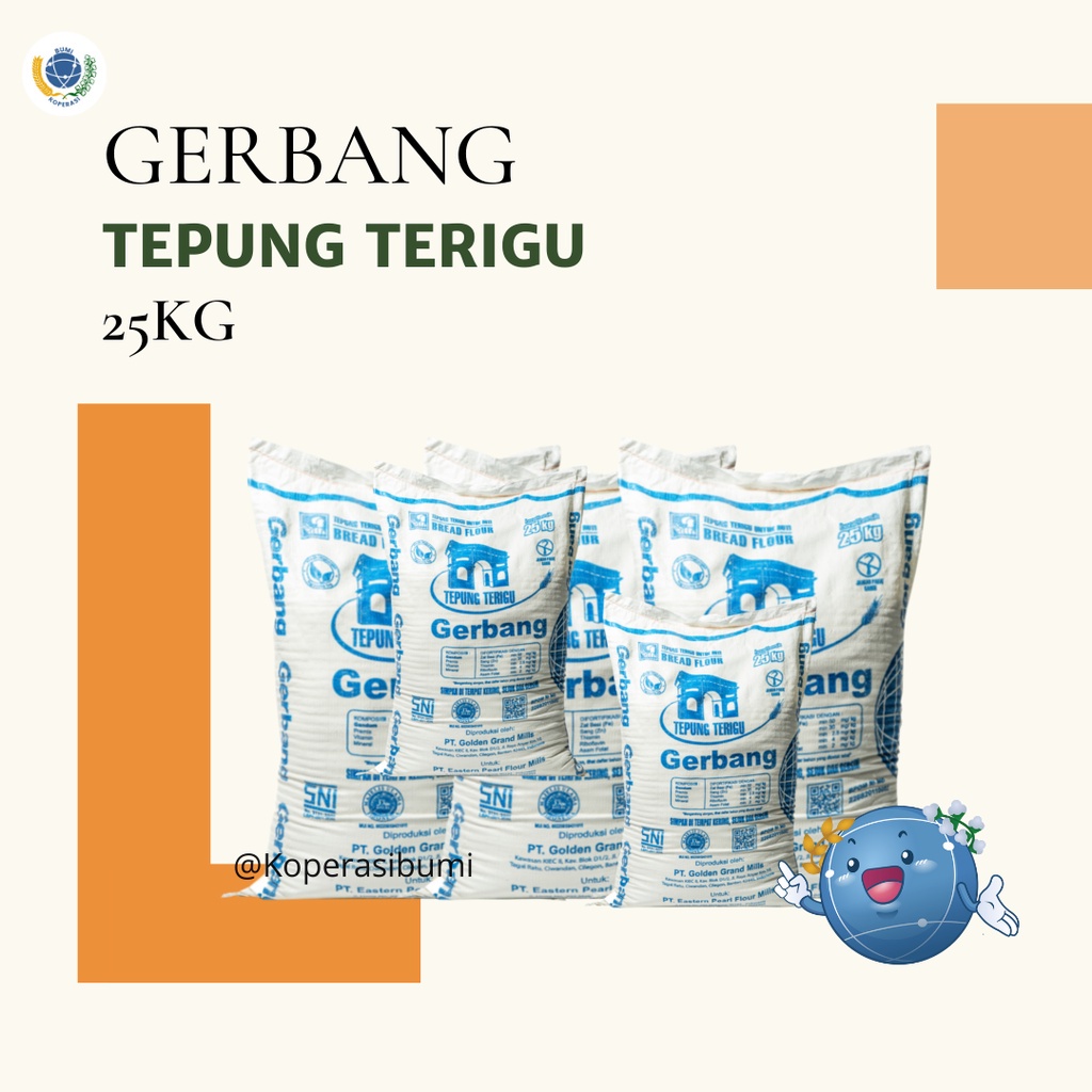 

Tepung Terigu Eastern Gerbang U 25 Kg