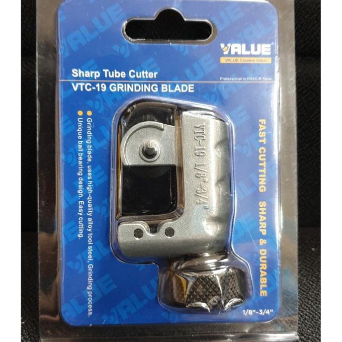 

Value Tube Cutter VTC-19 | Cutter Pipa Tembaga Merk Value 1/8"-3/4".