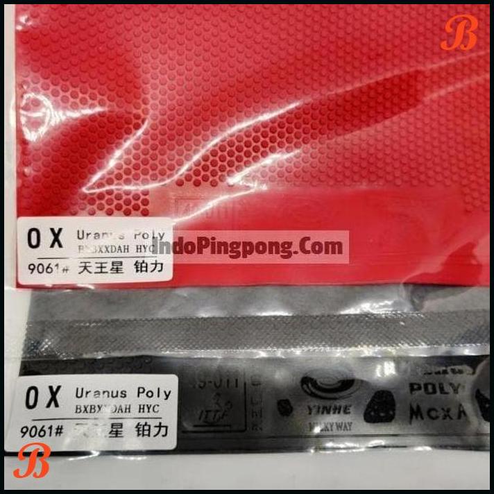 YINHE URANUS POLY OX ~ SHORT PIPS RUBBER KARET BINTIK SERANG PENDEK [INDP]