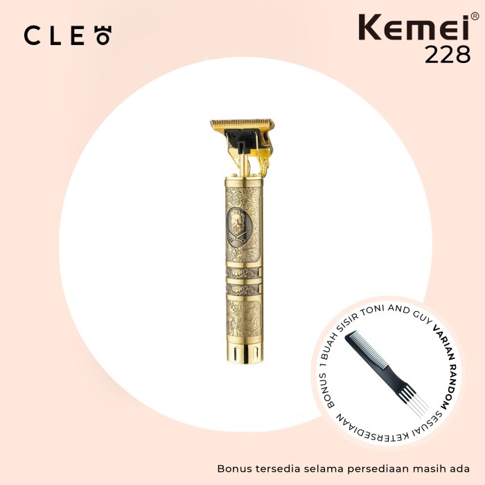 Kemei km-228 / km-229 trimmer kemei alat potong rambut - 100% Original