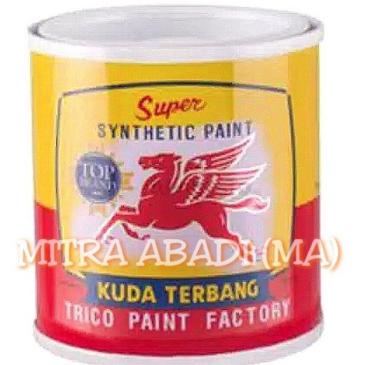 

➦➮✶✺ CAT KAYU BESI 0.1 LITER KUDA TERBANG / CAT MINYAK Produk