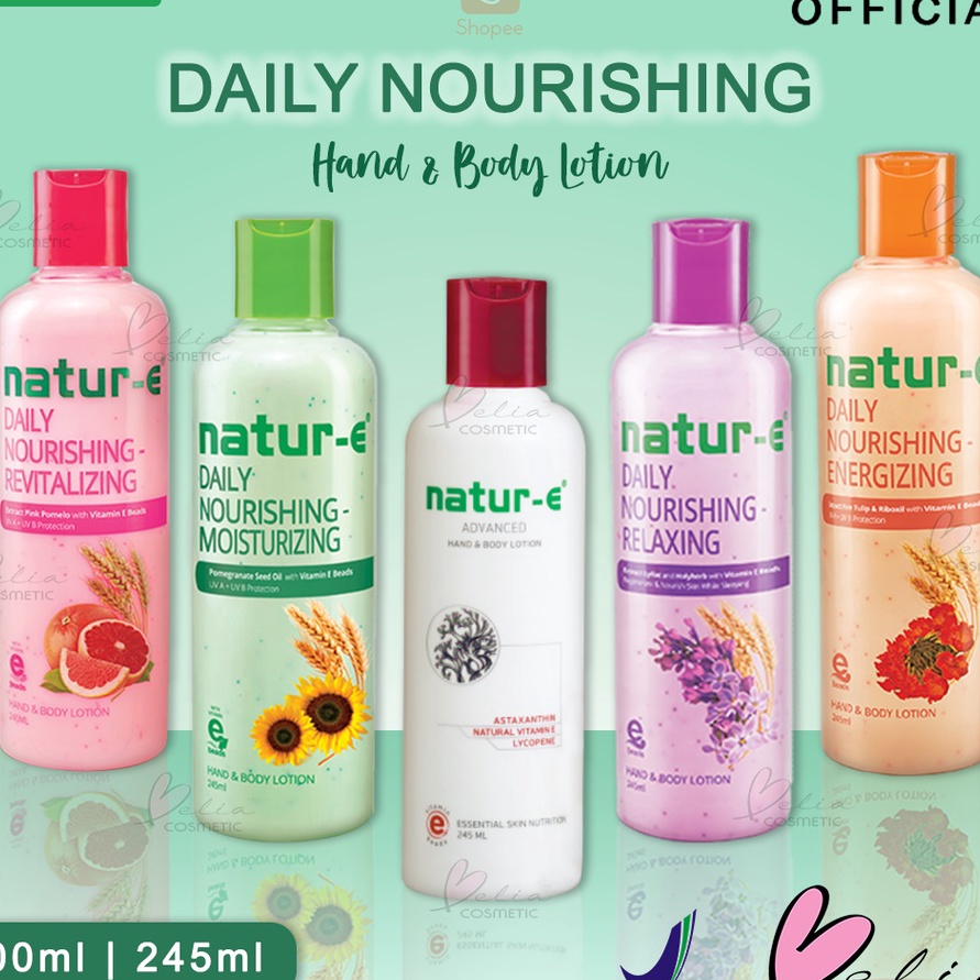 FKPX6024 Terbaru 3.3 ❤ BELIA ❤ NATUR E Daily Nourishing Moisturishing | Energizing | Revitalizing | 