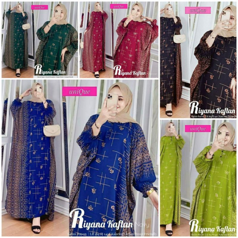 KAFTAN Riyana | Kaftan Jumbo | Kaftan Viral | Gamis Kaftan Riyana | Kaftan Modrn 2024 #TURUNHARGA