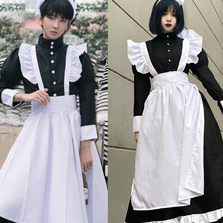WJZX4420 (COD )NEW_PRODUCT 【Wetrose】Pria Wanita Memakai Cosplay Lucu Jepang Lolita Anime Pembantu Lo