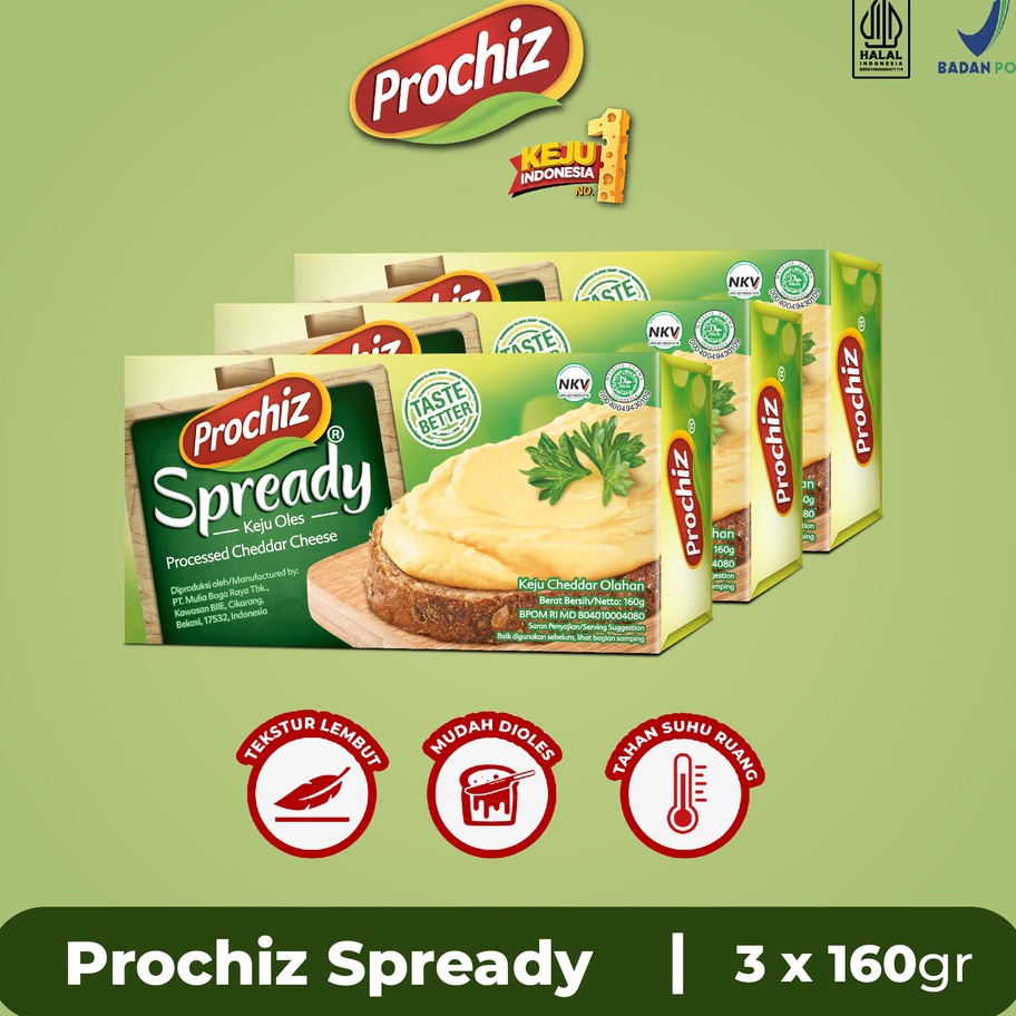 

Ready PROCHIZ Spready 160 gr x 3
