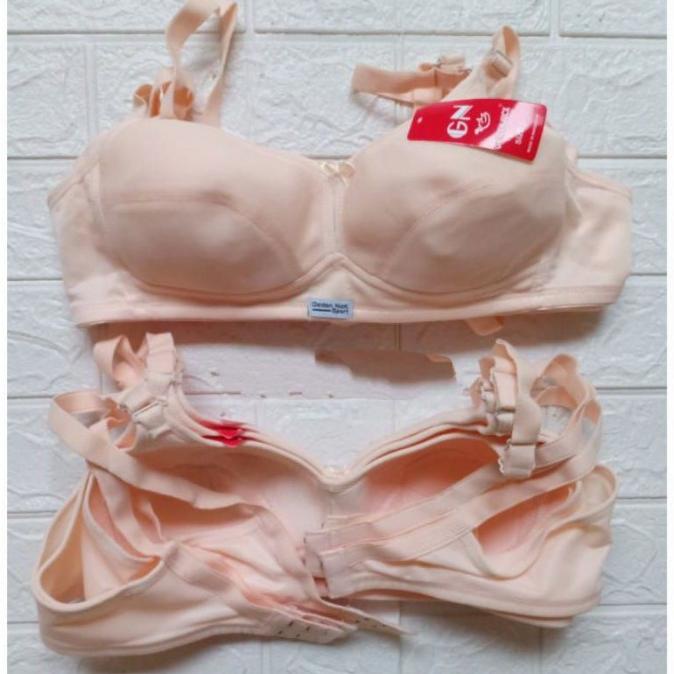 Ready Golden Nick Bra Sport Katun K364 Sport Bra Busa Tipis Tanpa Kawat Cup Grosir