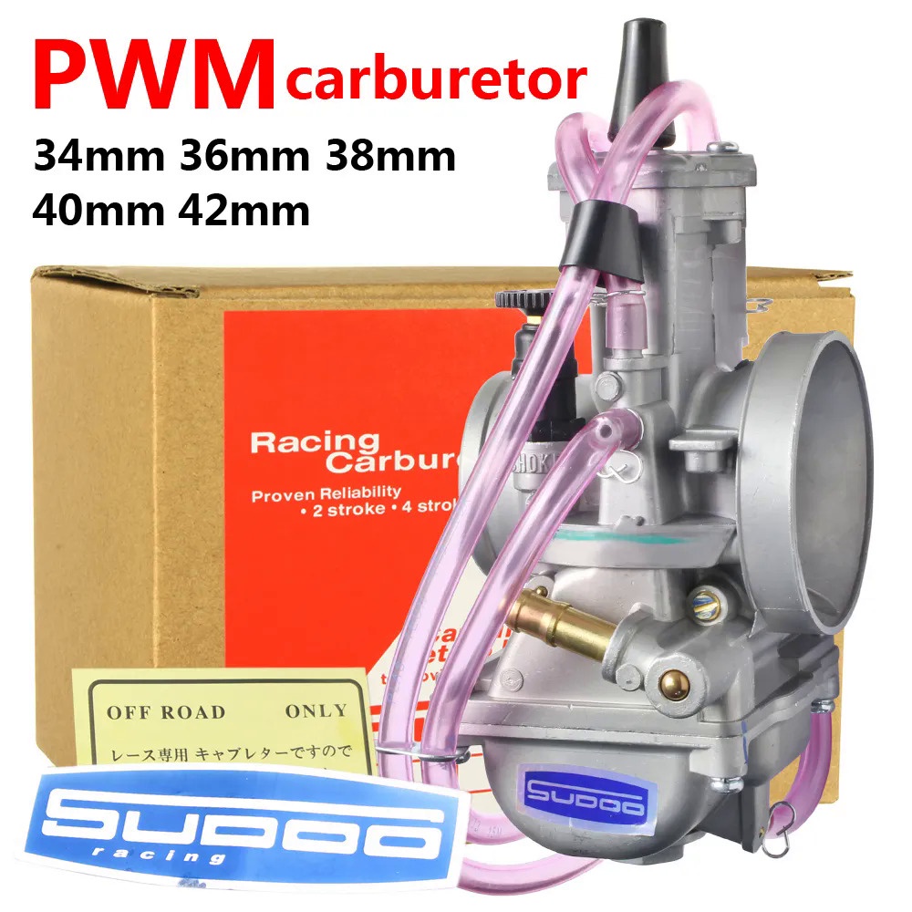 ❤MAIKELONG PWM 34 36 38 40 42mm For Keihin Carburetor Universal Shift Karts 2T Racing Motorcycle Sco