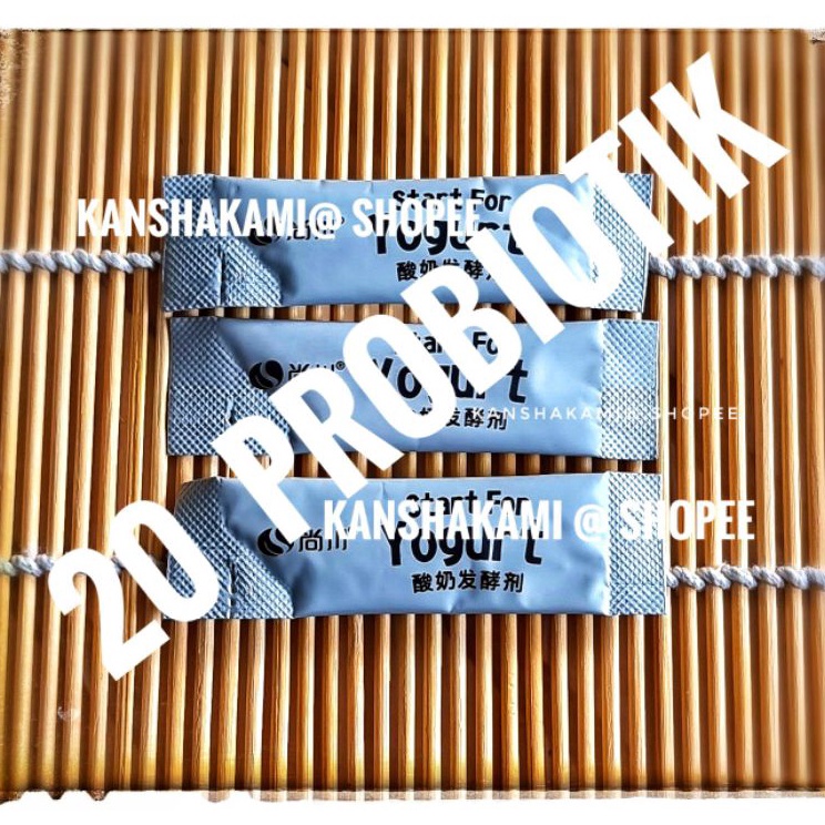 

➞✧✴ STARTER YOGURT / BIBIT YOGURT 20 PROBIOTIK YOGURT STARTER KELAS PREMIUM CREAMY DAN LEZAT Terbatas