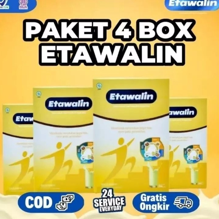 

Readystock SUSU ETAWALIN 4 Box - Membantu Mengatasi Nyeri Sendi & Tulang Rematik Kirim Sekarang