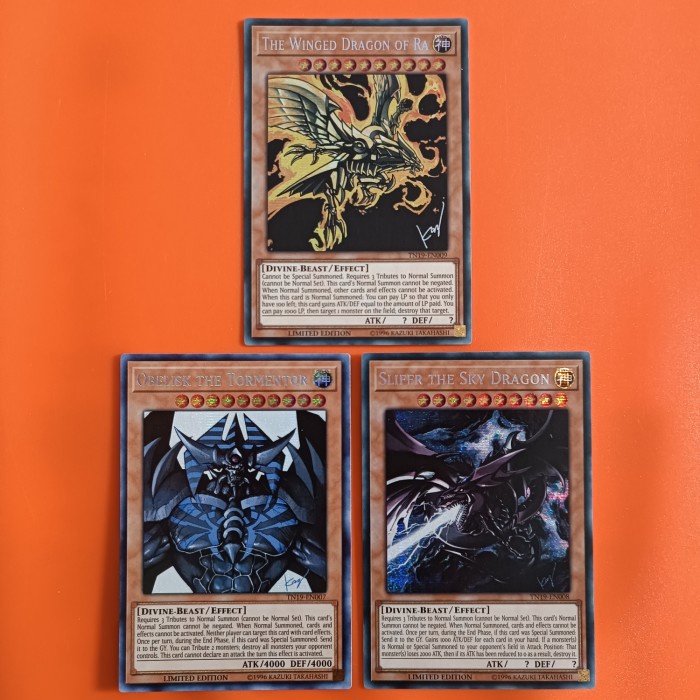 ✅New Kartu Dewa Mesir God Card Yugioh Set Original Konami Terbaru