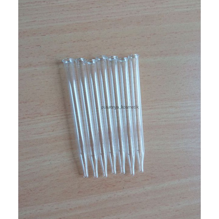 Grosir 50pcs Kaca Pipet Lancip Tumpul Kacanya saja Diskon