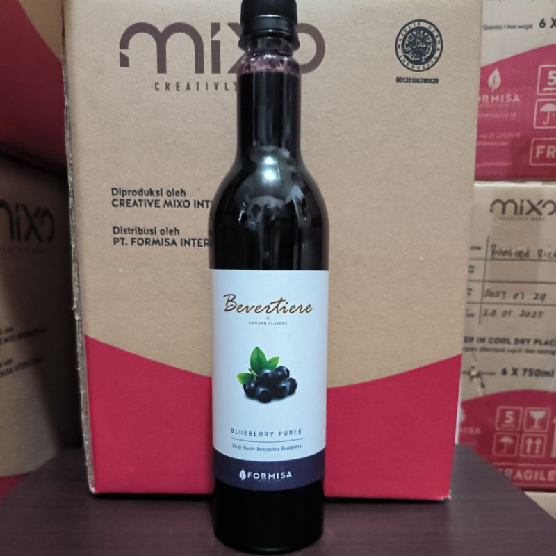 

Bevertiere Syrup Blueberry Puree 800ml