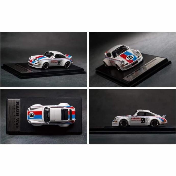 ModelCollect 1:64 RWB Porsche 930 Ducktail Wing #59 White