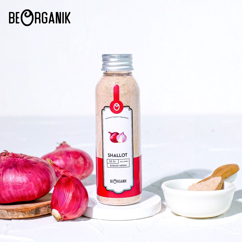 

READY STOCK Beorganik Red Onion Powder / Bawang Merah Bubuk / Shallot Powder 50gr