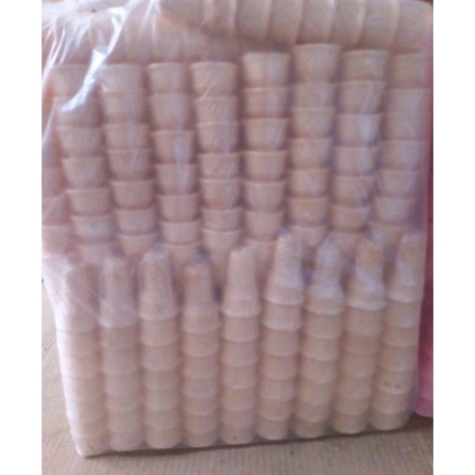 

KMFB9335 Stok terbaru CONE ICE CREAM ukuran 3CM & 4,5CM, isi 200 pcs & 400 pcs