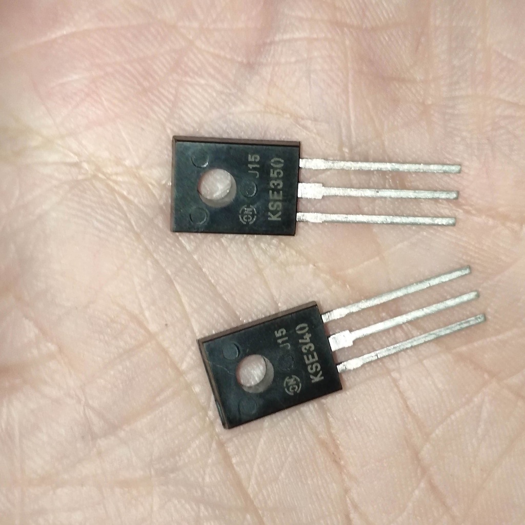 ( 1 SET ) TRANSISTOR KSE 340 , KSE 350 ON ORIGINAL. TR KSE340 KSE350 ORI