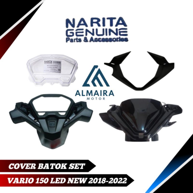 COVER BATOK KEPALA BODY DEPAN BELAKANG FULL SET SIAP PAKAI VARIO 150 LED NEW 2018-2022