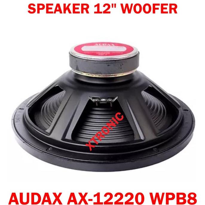 Speaker Audax Ax 12220 Wpb8 Speaker Woofer 12 Inch Audax Ax12220 Ori