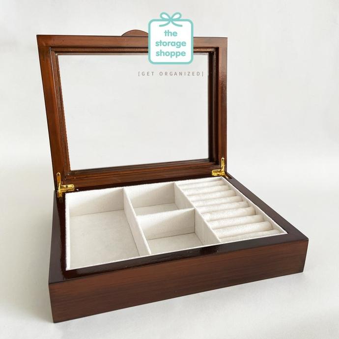 >*>*>*>*] Wooden Jewelry Box Kotak Perhiasan Kayu
