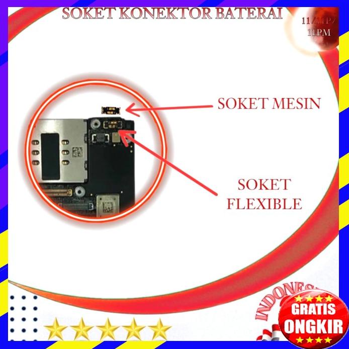 Soket Baterai On Motherboard Iphone 11 11 Pro 11 Pro Max New