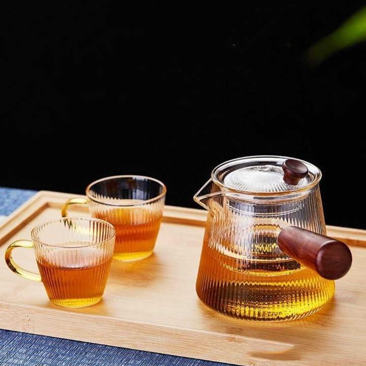 400ML TEKO FILTER KACA TEH TAHAN PANAS GLASS PITCHER FILTER 400ML TEKO KACA BOROSILICATE TEAPOT TEKO