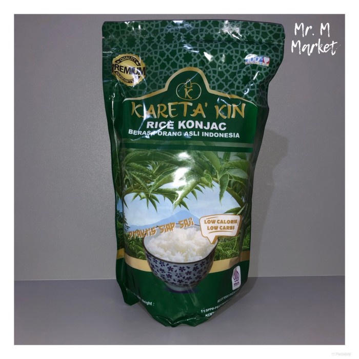 

Beras/Nasi Porang Instan / Kareta'Kin Premium 1kg