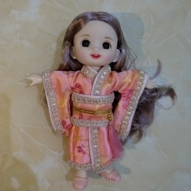 Baju Bjd/ Hakama/ Kimono/ Cheongsam/ Mini Barbie/ Kurhn Doll/ Yukata