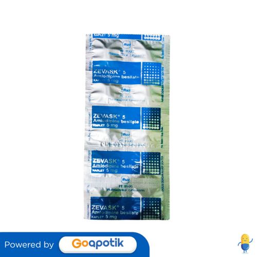 ZEVASK 5 MG STRIP 10 KAPLET