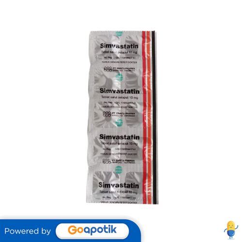 SIMVASTATIN ERRITA 10 MG STRIP 10 TABLET