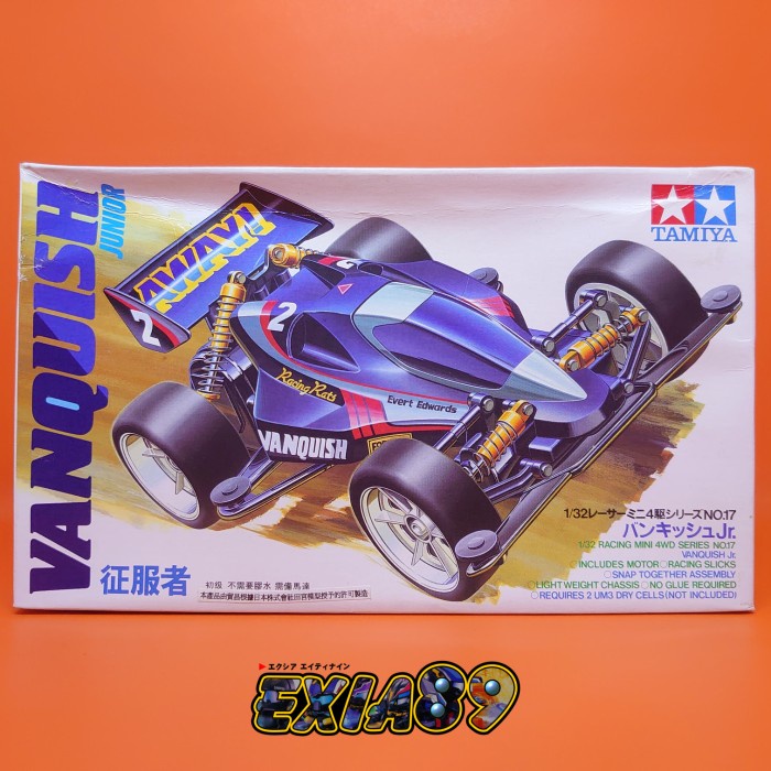✅COD Tamiya Racing Mini 4Wd Series No.17 - Vanquish Jr. Limited