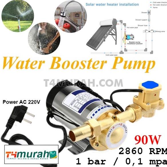 Pompa Pendorong Tekanan Air Wasser Booster Pump Shower Water Heater