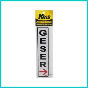 

KRIS STIKER GESER KANAN STICKER SIGN LABEL ANODIZED 20JVLZ3 perkakas