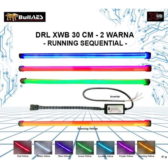 DRL FLEKSBIEL 30 CM 2 MODE RUNNING SEIN SLOWLY FLOW I DRL 30 XWB