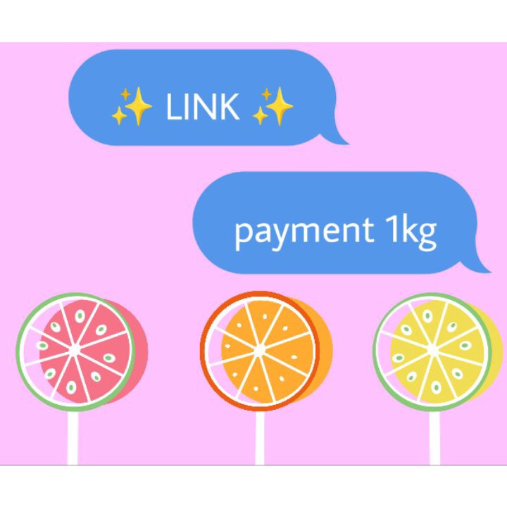 

Stock Banyak LINK PAYMENT 1kg ↑❂❉