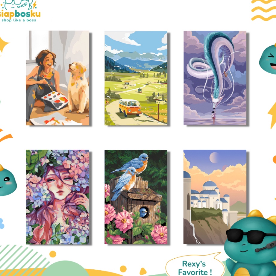 

Best Terlaris PAINT BY NUMBER 20x30 CM AESTHETIC KANVAS LUKIS ANIME LANDSCAPE PAINTING KIT Stock Banyak