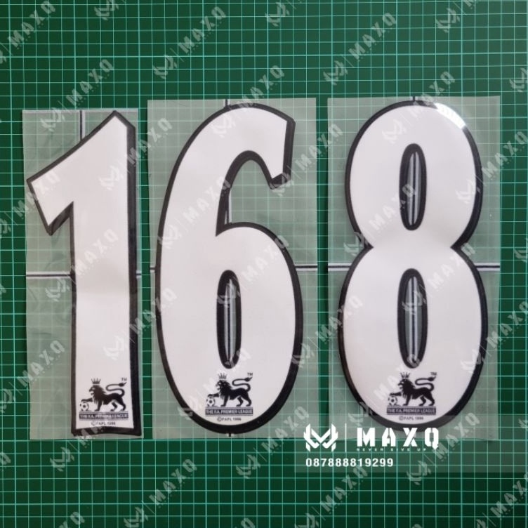 ' dh ANGKA PREMIER RETRO 1996 - 2007 LIGA INGGRIS BPL Ready Stock`