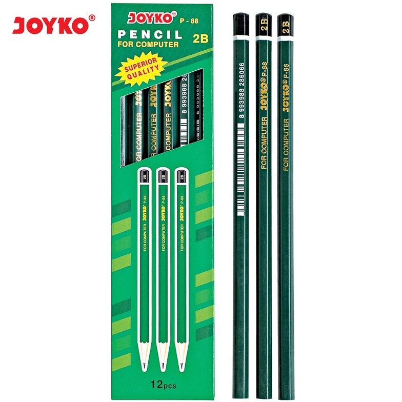 

7.7 Promo Brand Pensil Joyko P-88 2B isi 12pcs