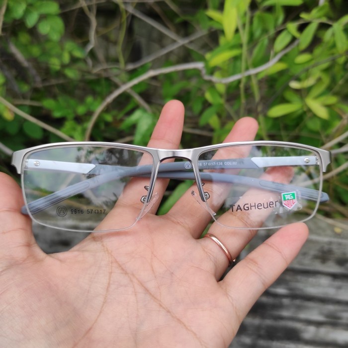 frame kacamata pria TAGHeuer kacamata sport minus baca Grade Original