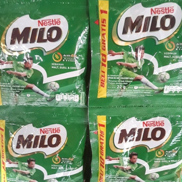 

TERLARIS Milo Sachet 1 renteng isi 11 Sachet 