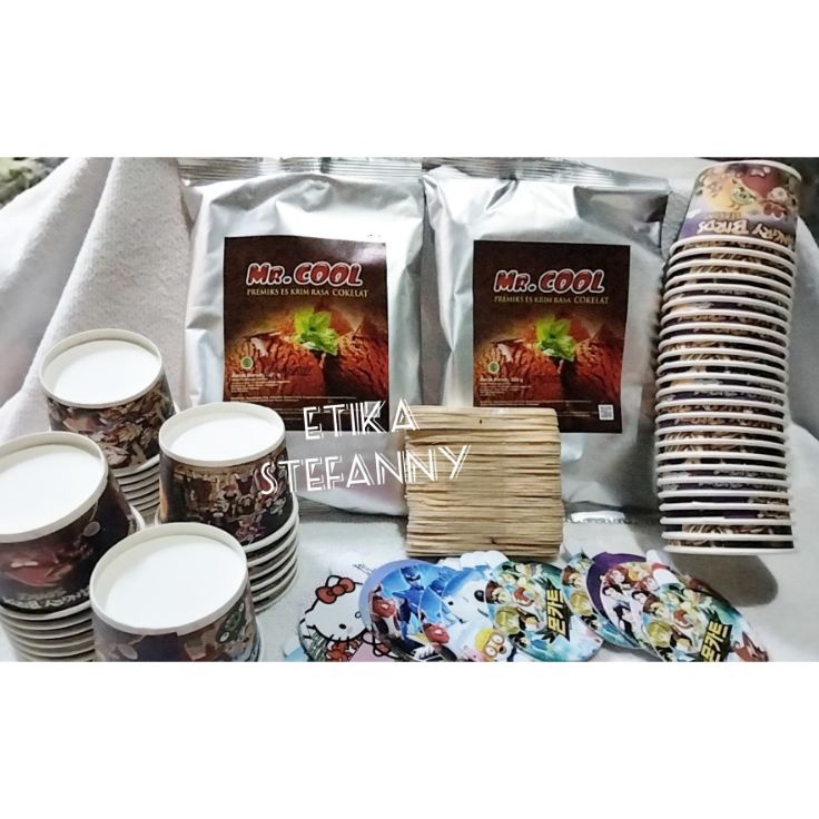 

YRDB4369 STOK SIAP 【COD PAKET ICE CREAM BUBUK 250 GRAM