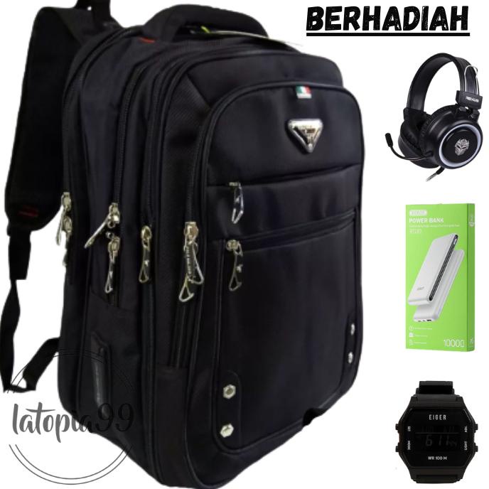 (BERHADIAH)TAS POLO MILANO ORIGINAL TAS LAPTOP , EXPANDING ORIGINAL PENGIRIMAN CEPAT, 88372 TERMURAH