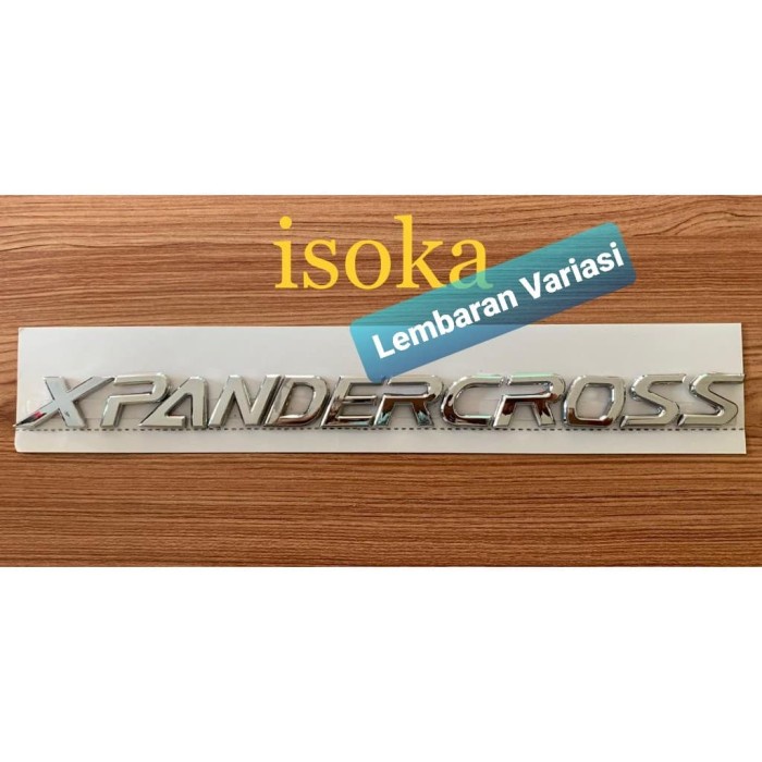 Terbaru Emblem Kap Mesin Xpander Cross Chrome New Original
