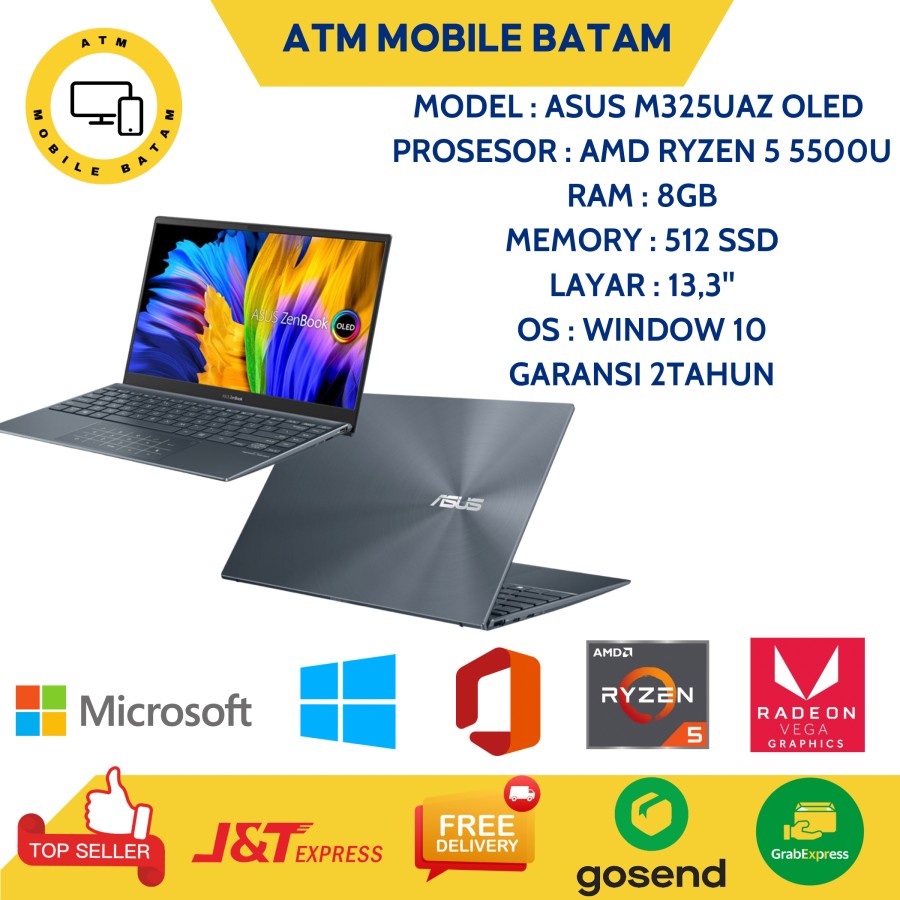 Laptop asus m325uaz ryzen 5 oled